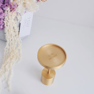 ELLE Brass Candle Holder